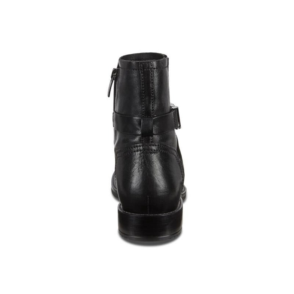 ECCO Womens Boots Black - Sartorelle 25 Buckled - RVP-903165